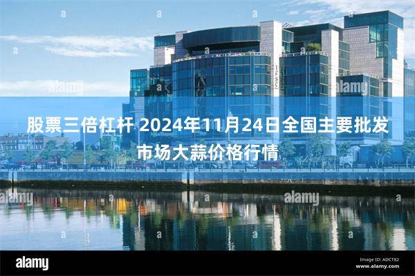 股票三倍杠杆 2024年11月24日全国主要批发市场大蒜价格行情